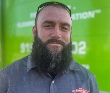 Zack Neahusan, team member at SERVPRO of Johnston County South